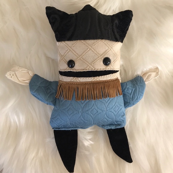 unbranded Other - Stuffed Doll Small Pillow Plush Asian Inspired China Man Unique Handmade Accent